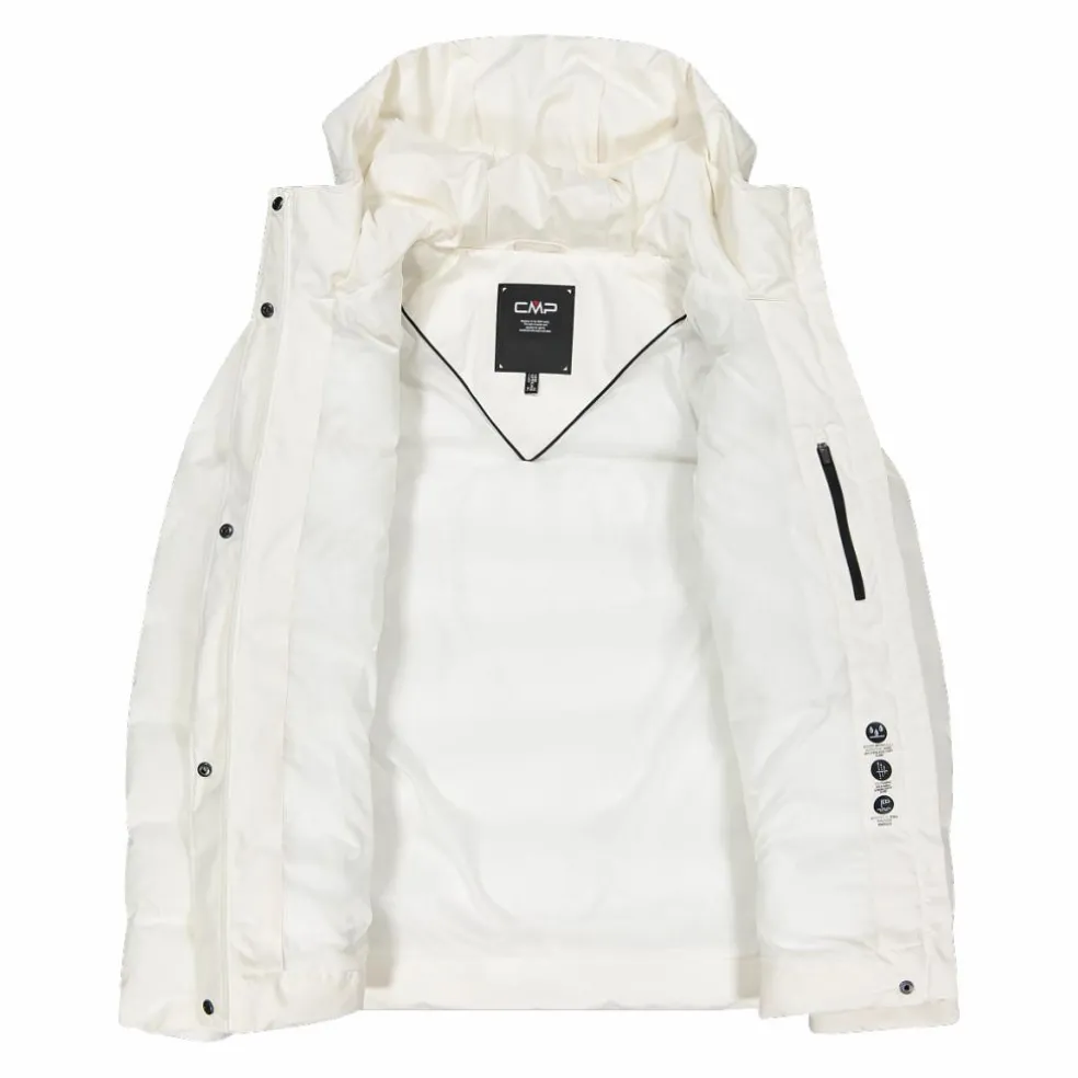 Gepolsterte Daunenjacke für Damen mit Kapuze