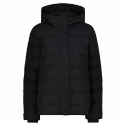 Gepolsterte Daunenjacke für Damen mit Kapuze