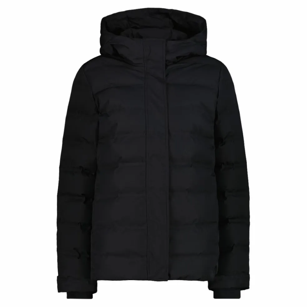 Gepolsterte Daunenjacke für Damen mit Kapuze