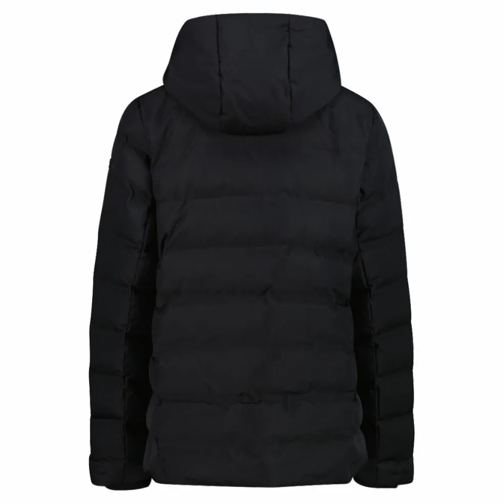 Gepolsterte Daunenjacke für Damen mit Kapuze