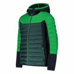 Gepolsterte Hybridjacke für Jungen mit Kapuze