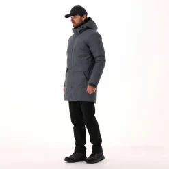 Gepolsterter Parka für Herren mit Kapuze