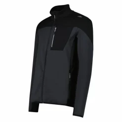 Grid-Tech-Fleecejacke für Herren mit Color Blocking