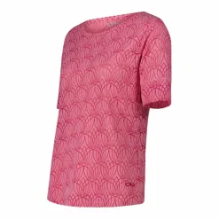 Halbtransparentes Kurzarm-T-Shirt für Damen