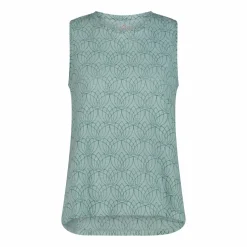 Halbtransparentes technisches Tanktop für Damen