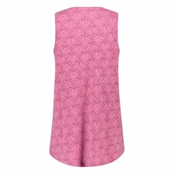 Halbtransparentes technisches Tanktop für Damen