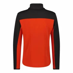 Half Zip Grid-Tech-Fleece für Herren mit Color Blocking