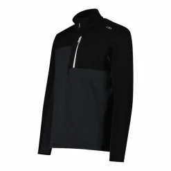 Half Zip Grid-Tech-Fleece für Herren mit Color Blocking