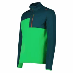 Half Zip Grid-Tech-Fleece für Herren mit Color Blocking