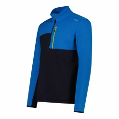 Half Zip Grid-Tech-Fleece für Herren mit Color Blocking