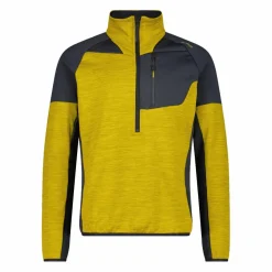 Half-Zip-Fleece Grid Tech meliert für Herren