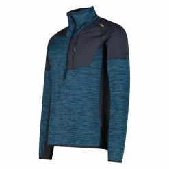 Half-Zip-Fleece Grid Tech meliert für Herren