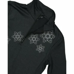 Half-Zip-Fleeceshirt aus Softech Melange für Damen