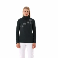 Half-Zip-Fleeceshirt aus Softech Melange für Damen