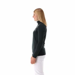 Half-Zip-Fleeceshirt aus Softech Melange für Damen