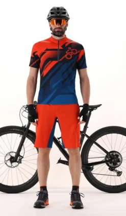 Herren Freebike-Hose mit abnehmbarem Mesh-Innenfutter und Sitzpolster