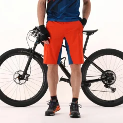 Herren Freebike-Hose mit abnehmbarem Mesh-Innenfutter und Sitzpolster