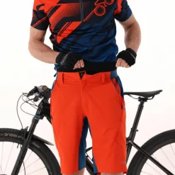 Herren Freebike-Hose mit abnehmbarem Mesh-Innenfutter und Sitzpolster