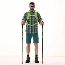 Herren Kurzarm-Hemd mit Karomuster