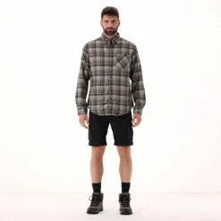 Herren Langarm-Hemd mit Karomuster