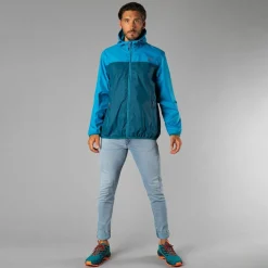 Herren packable wasserdichte Jacke