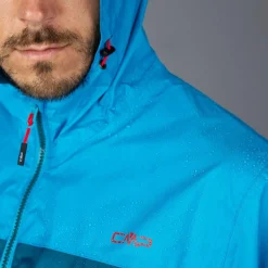 Herren packable wasserdichte Jacke