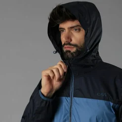 Herren packable wasserdichte Jacke