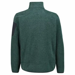 Herren schweres Fleecejacke Knit-Tech Meliert