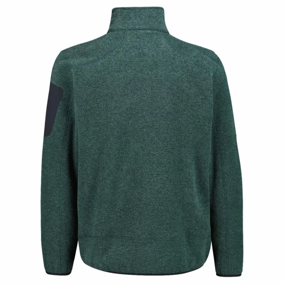 Herren schweres Fleecejacke Knit-Tech Meliert