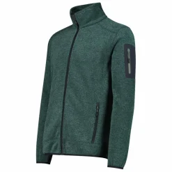 Herren schweres Fleecejacke Knit-Tech Meliert