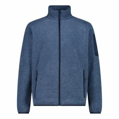 Herren schweres Fleecejacke Knit-Tech Meliert