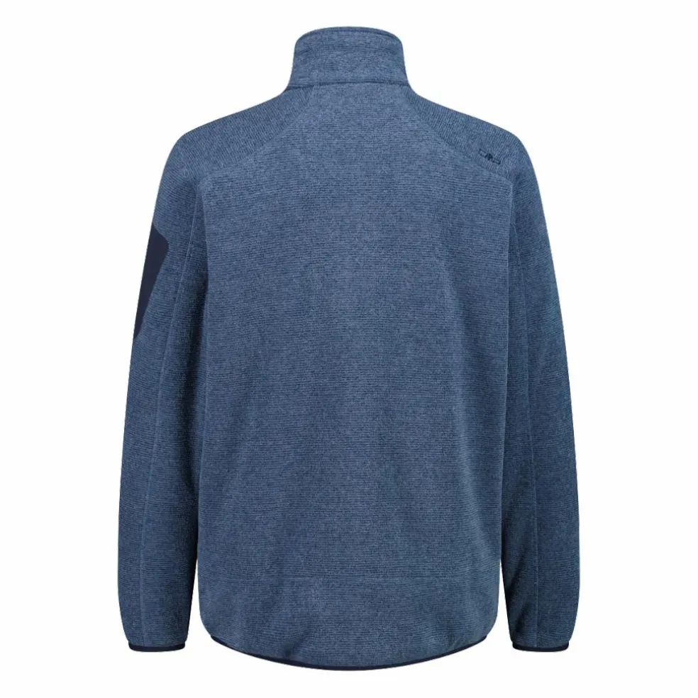 Herren schweres Fleecejacke Knit-Tech Meliert