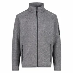 Herren schweres Fleecejacke Knit-Tech Meliert