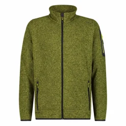 Herren schweres Fleecejacke Knit-Tech Meliert