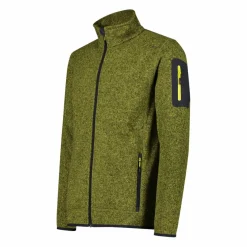 Herren schweres Fleecejacke Knit-Tech Meliert