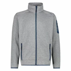 Herren schweres Fleecejacke Knit-Tech Meliert