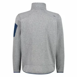 Herren schweres Fleecejacke Knit-Tech Meliert