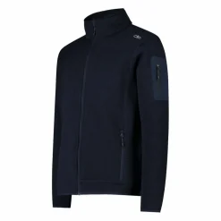 Herren schweres Fleecejacke Knit-Tech Meliert