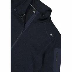 Herren schweres Fleecejacke Knit-Tech Meliert