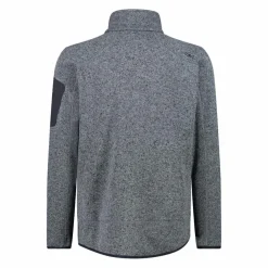 Herren schweres Fleecejacke Knit-Tech Meliert