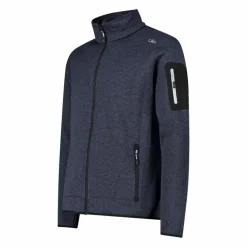 Herren schweres Fleecejacke Knit-Tech Meliert