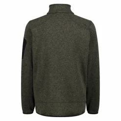 Herren schweres Fleecejacke Knit-Tech Meliert