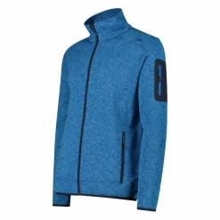 Herren schweres Fleecejacke Knit-Tech Meliert