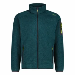 Herren schweres Fleecejacke Knit-Tech Meliert