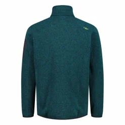 Herren schweres Fleecejacke Knit-Tech Meliert