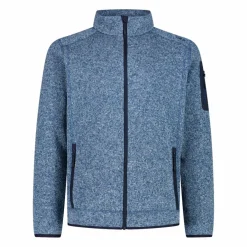 Herren schweres Fleecejacke Knit-Tech Meliert