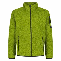 Herren schweres Fleecejacke Knit-Tech Meliert