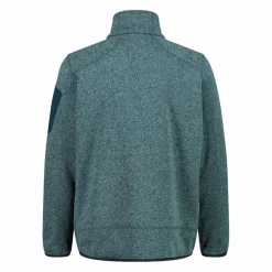 Herren schweres Fleecejacke Knit-Tech Meliert