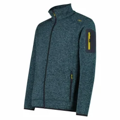 Herren schweres Fleecejacke Knit-Tech Meliert