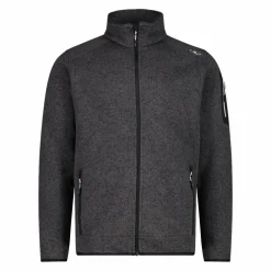 Herren schweres Fleecejacke Knit-Tech Meliert